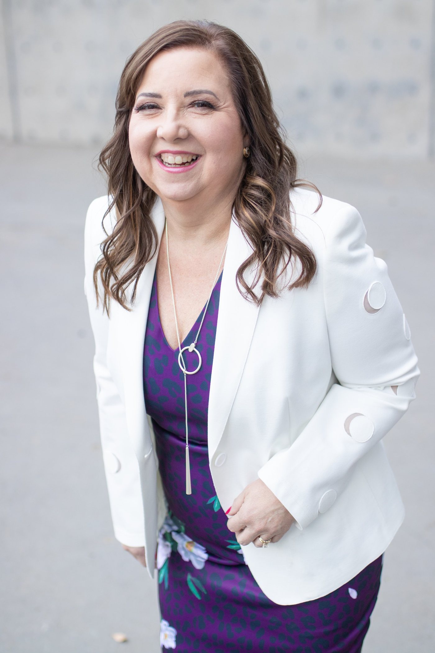 Deborah Daniel, CPA, laughing during a client conversation
